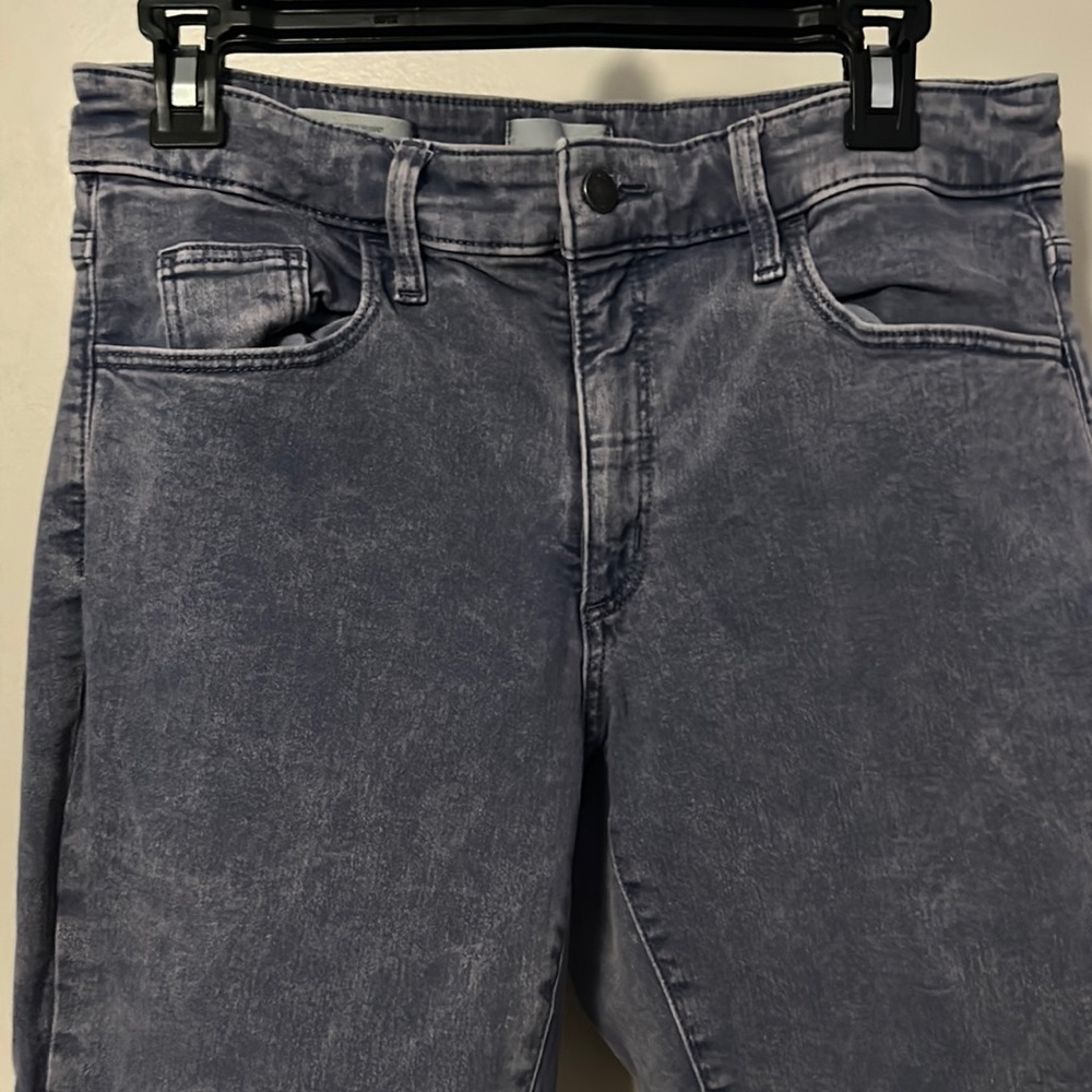 grey purple jeans